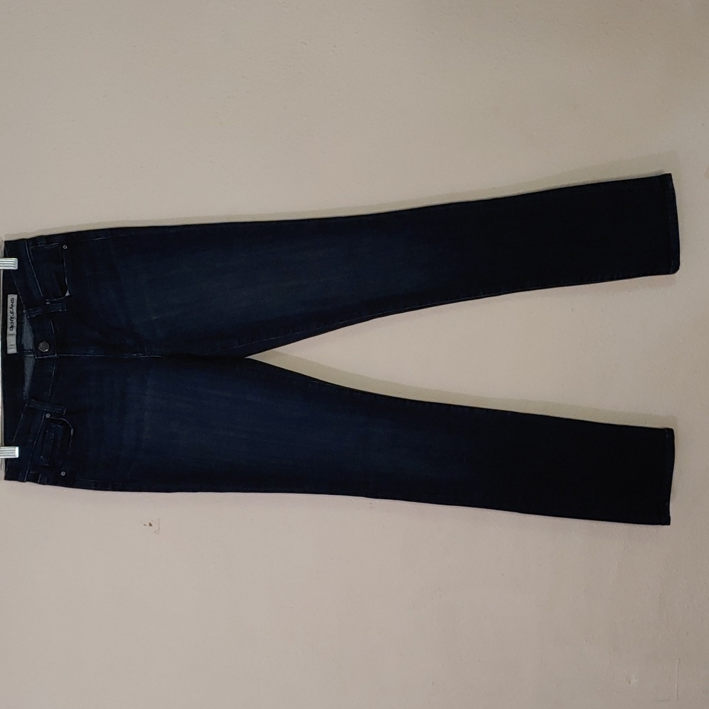 DKNY Women's Size 4 Straight Leg, Whiskered Jeans
